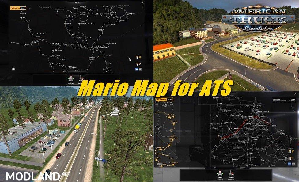 Mario Map For Ats Sompatible Dlc New Mexico 1 29 X Mod For
