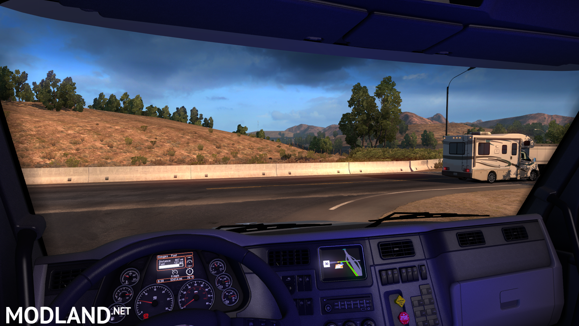 Cabin Interior Light Mod For American Truck Simulator Ats