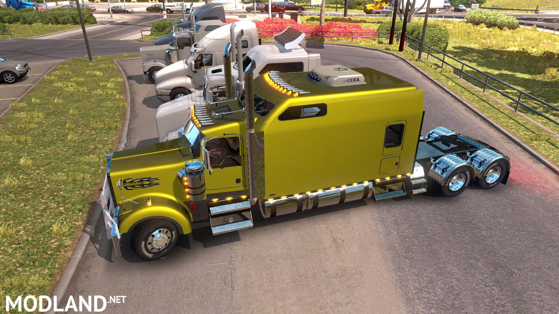 Kenworth W900B Long (1.3) mod for American Truck Simulator, ATS