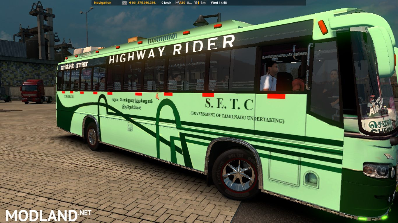 Euro Truck Simulator 2 Kerala Bus Mod  Euro Truck Simulator 2
