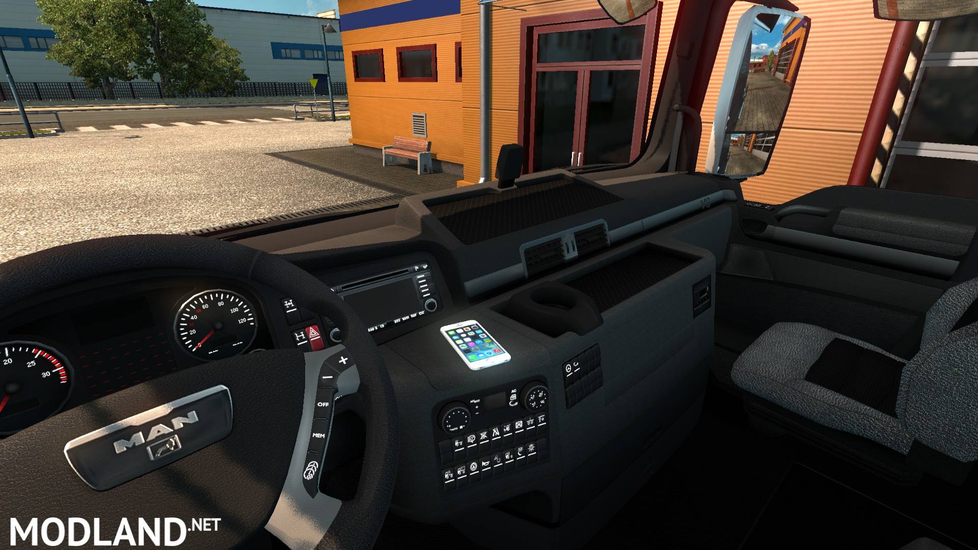Iphone 5 addon by Danno mod for ETS 2