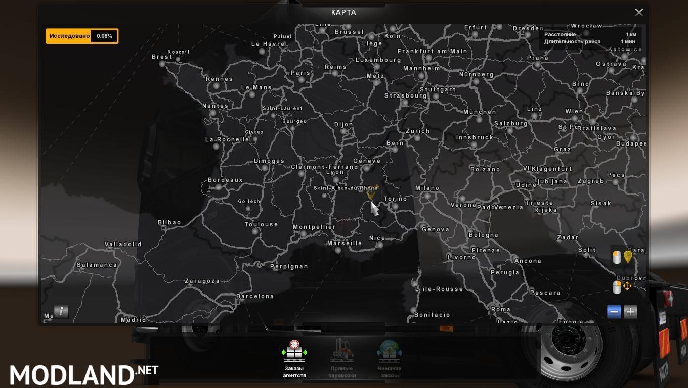 Карта России Для Игры Евро Трак Симулятор 2