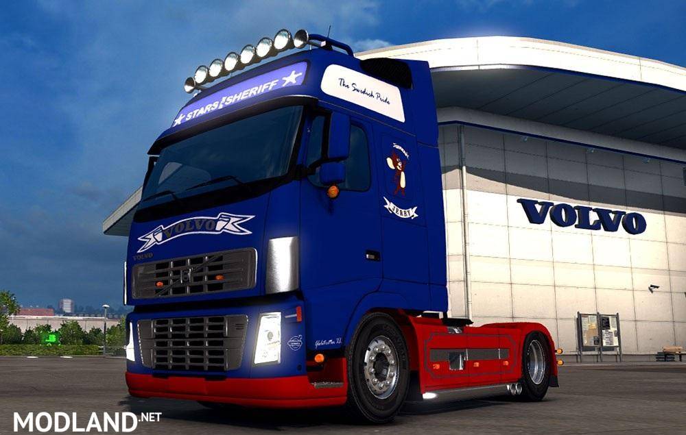 Volvo FH16 + Tandem v 1.5 mod for ETS 2
