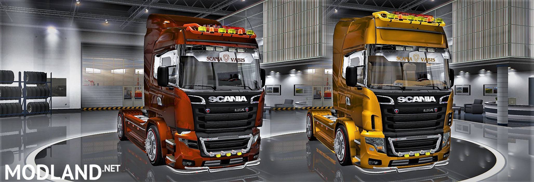 Modified Beautiful Scania Trucks - Trucks Wallpaper 
