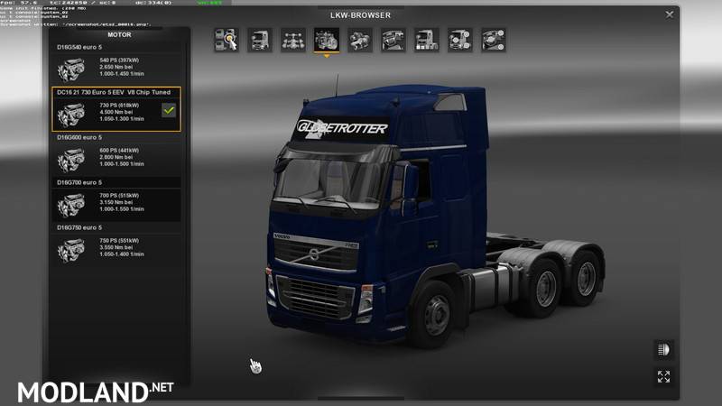 euro truck simulator 2 volvo engine pack