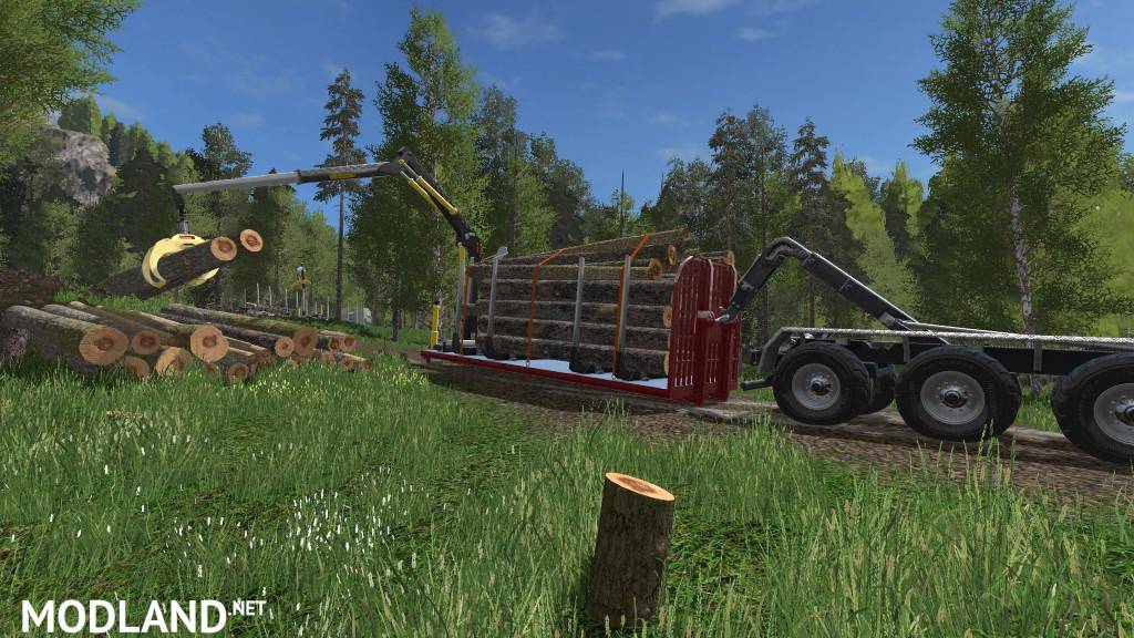 Biobeltz Log Container 750 v 1.0 mod Farming Simulator 17